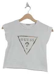 Vorschaubild 1 von Kinder T-Shirt Gr. 128 Weiß Logo Camouflage Kurzarm Shirt