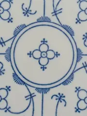 Vorschaubild 3 von Essteller Zwiebelmuster Blau Weiß Porzellan Bavaria 19cm