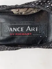 Vorschaubild 3 von Tanzschuhe Damen Gr. 35 Schwarz Glitzer Elegant Party