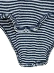 Vorschaubild 2 von Baby Body Kinder Gr. 62 Blau Gestreift Kurzarm Baumwolle