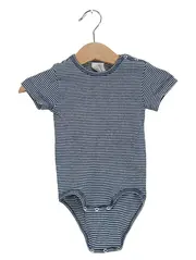 Vorschaubild 1 von Baby Body Kinder Gr. 62 Blau Gestreift Kurzarm Baumwolle