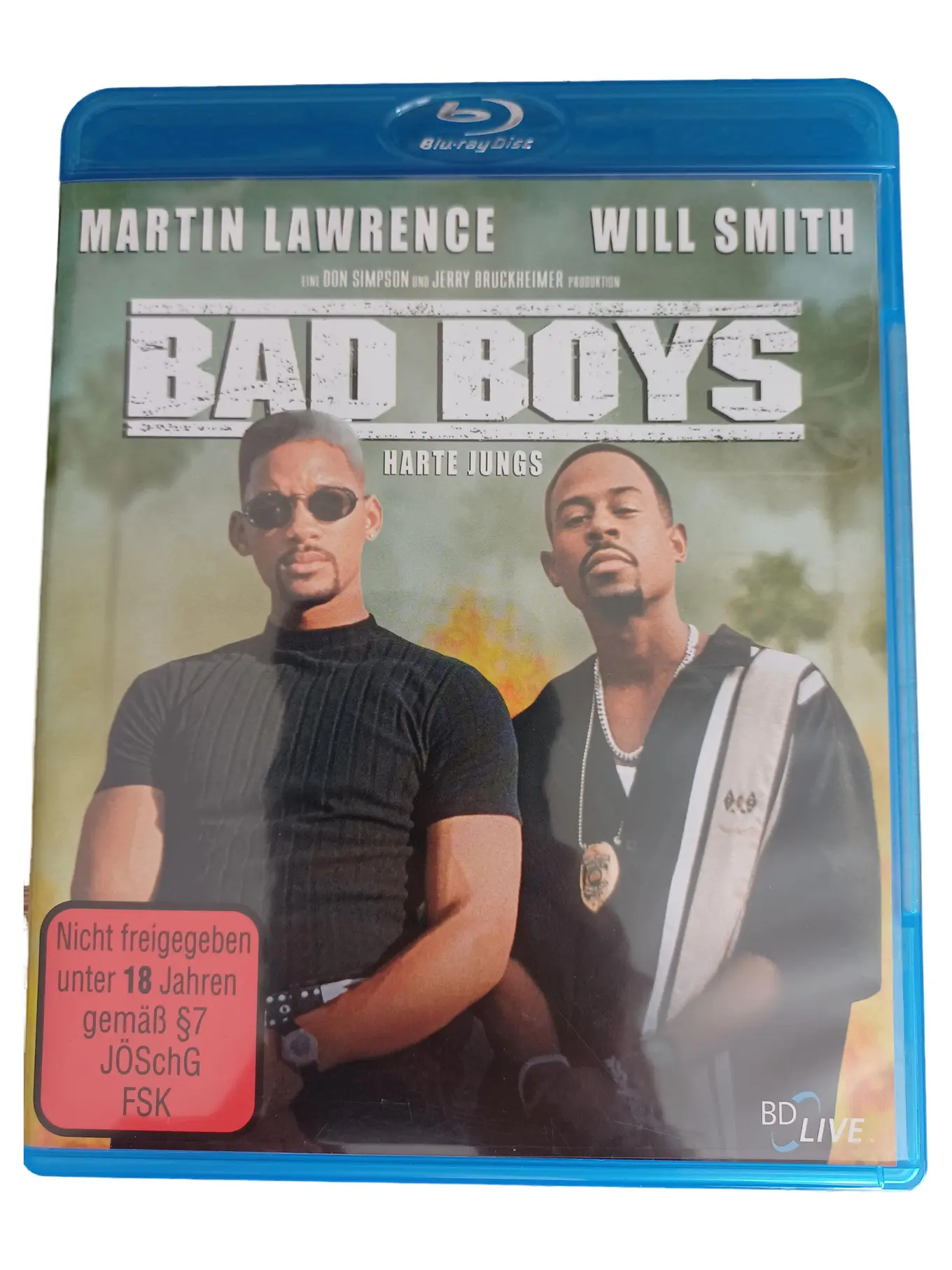 Bad Boys Blu-Ray Action Komödie Will Smith Martin Lawrence FSK 18