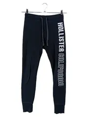 Vorschaubild 1 von Damen Jogginghose Gr. 34 XS Schwarz Baumwolle Schriftzug Casual Sport