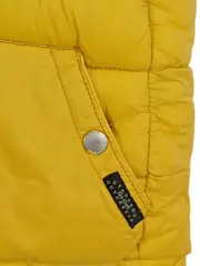 Vorschaubild 2 von Kinder Steppweste Gelb Gr. 86 Kapuze Outdoor Weste