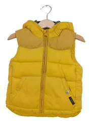 Vorschaubild 1 von Kinder Steppweste Gelb Gr. 86 Kapuze Outdoor Weste