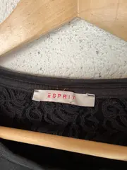 Vorschaubild 4 von Damen Pullover Grau Schriftzug Langarm Baumwolle Gr. 38/M