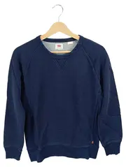 Vorschaubild 1 von Sweatshirt Herren Gr. S Blau Indigo Crewneck Raglan Baumwolle
