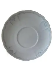 Vorschaubild 1 von Unterteller Zelecia Porzellan Weiß Klassisch Blumenmuster