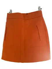 Vorschaubild 1 von Damen Minirock Gr. 34/XS Orange Casual Polyester