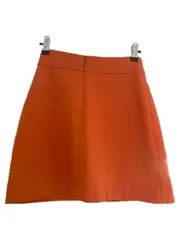 Vorschaubild 2 von Damen Minirock Gr. 34/XS Orange Casual Polyester