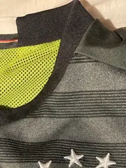 Vorschaubild 4 von DFB Away Trikot Kinder 140 2016 Fußball Grau gestreift