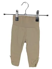 Vorschaubild 1 von Mädchen Leggings Gr. 68 Beige Uni Casual Baumwolle Elasthan