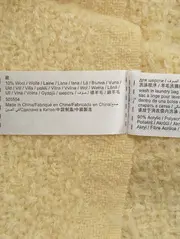 Vorschaubild 4 von Damen Schal Gelb Wolle Polyacryl Casual 190x71 cm Fransen