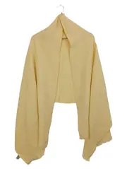 Vorschaubild 1 von Damen Schal Gelb Wolle Polyacryl Casual 190x71 cm Fransen