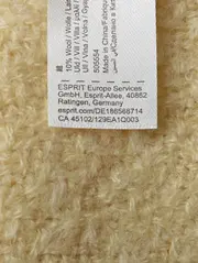 Vorschaubild 5 von Damen Schal Gelb Wolle Polyacryl Casual 190x71 cm Fransen