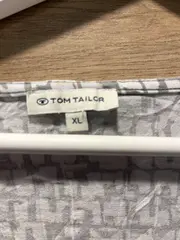 Vorschaubild 4 von Damen Bluse XL Grau Abstrakt Muster 3/4-Arm Casual