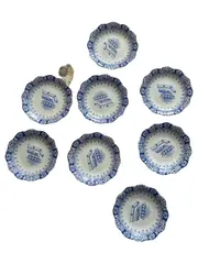 Vorschaubild 1 von Kuchenteller Porzellan Blau Weiß Klassisch 9.5 cm