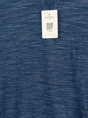 Vorschaubild 6 von Kinder Langarmshirt Blau Meliert Gr. 164 Casual