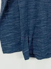 Vorschaubild 3 von Kinder Langarmshirt Blau Meliert Gr. 164 Casual