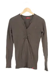 Vorschaubild 1 von Pullover Damen Gr. 38/M Grau Casual Langarm Baumwolle