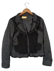 Vorschaubild 1 von Damen Blazer Jacke Gr. 42 Schwarz Modern Elegant