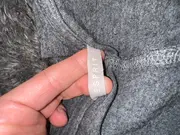 Vorschaubild 4 von Damen T-Shirt Gr. 38 Grau Meliert V-Ausschnitt