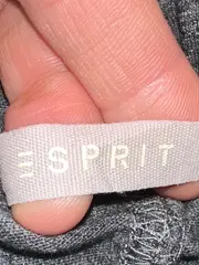 Vorschaubild 5 von Damen T-Shirt Gr. 38 Grau Meliert V-Ausschnitt