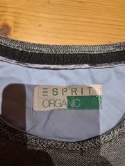 Vorschaubild 2 von Organic Langarmshirt Herren Gr. M Grau Baumwolle Basic