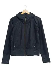 Vorschaubild 1 von Damen Sweatjacke Gr. 38/M Schwarz Casual Sportlich Kapuze