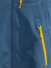 Vorschaubild 3 von Herren Softshelljacke Blau Gr. 46/S Outdoor Kapuze