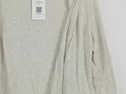 Vorschaubild 4 von Damen Strickjacke Beige Gr. 36/S Casual Baumwolle