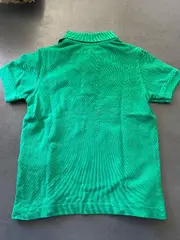 Vorschaubild 2 von Kinder Poloshirt Grün Gr. 110 Baumwolle Casual