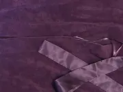 Vorschaubild 2 von Damen Bademantel Morgenmantel Lila Gr. 34/XS Baumwolle Polyester