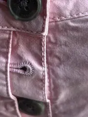 Vorschaubild 5 von Tapered 3/4 Jeans Damen Rosa Gr. 40 Baumwolle Freizeit