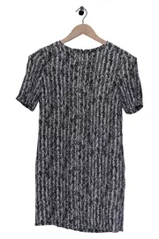 Vorschaubild 1 von Damen Freizeitkleid Gr. 38/M Grau Viskose Casual Minimalistisch