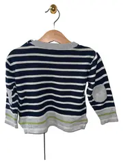 Vorschaubild 2 von Kinder Pullover gestreift Blau Gr. 92 Baumwolle