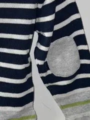 Vorschaubild 4 von Kinder Pullover gestreift Blau Gr. 92 Baumwolle