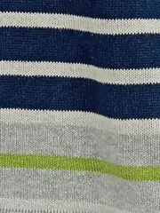 Vorschaubild 5 von Kinder Pullover gestreift Blau Gr. 92 Baumwolle
