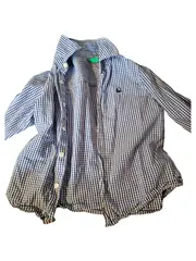 Vorschaubild 1 von Kinder Freizeithemd kariert Blau Weiß Gr. 104