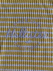 Vorschaubild 3 von Damen T-Shirt Gr. 36 Gelb Gestreift Casual Kurzarm Oberteil