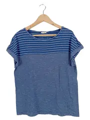 Vorschaubild 1 von Damen T-Shirt Maritim Streifen Blau Gr. 38/M