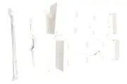 Vorschaubild 2 von Aufbewahrungsbox Schubladenbox Modern Kunststoff Weiß 30x10cm