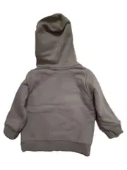 Vorschaubild 3 von Benetton Kinder Kapuzenpullover Welcome Friends Gr. 80/86 Grau Bio-Baumwolle
