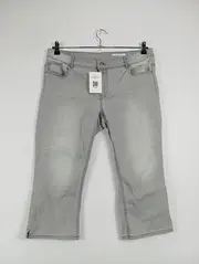 Vorschaubild 2 von EDC Capri Jeans Damen Regular Fit Uni Grau W33