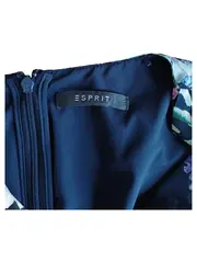 Vorschaubild 5 von Damen Wickelkleid Gr. 36/S Blau Blumenmuster Romantisch