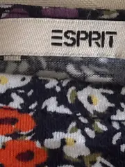 Vorschaubild 5 von Damen Langarmshirt Blumenmuster Gr. L Baumwolle Mehrfarbig