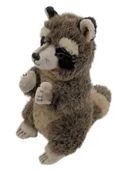 Vorschaubild 2 von Waschbär Plüschtier Kuscheltier 33cm Grau Naturgetreu