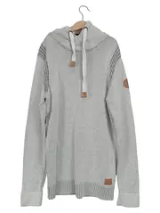 Vorschaubild 1 von Herren Pullover Grau Meliert Gr. 48/M Casual Langarm
