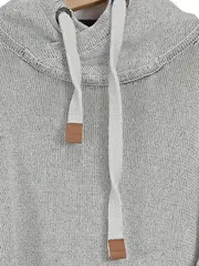 Vorschaubild 3 von Herren Pullover Grau Meliert Gr. 48/M Casual Langarm