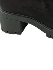 Vorschaubild 3 von Chunky Ankle Boot Stiefelette Damen Schwarz Gr. 37 Textil Blockabsatz